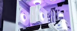 DeepCool охладител CPU Cooler AG400 White - Addressable RGB V2 - LGA1851/AM5
