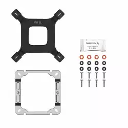 DeepCool охладител CPU Cooler AG400 White - Addressable RGB V2 - LGA1851/AM5
