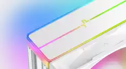 DeepCool охладител CPU Cooler AG400 White - Addressable RGB V2 - LGA1851/AM5
