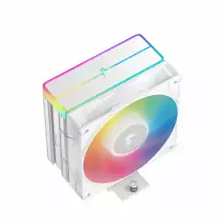 DeepCool охладител CPU Cooler AG400 White - Addressable RGB V2 - LGA1851/AM5