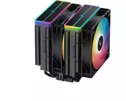 DeepCool охладител CPU Cooler AG620 BK - Addressable RGB V2, Dual-Tower - LGA1851/AM5