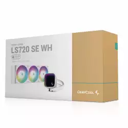 DeepCool водно охлаждане Water Cooling LS720 SE White - Addressable RGB, Infinity mirror design - LGA1700/AM5