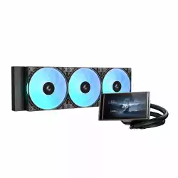 DeepCool водно охлаждане Water Cooling LT360 VISION ARGB - 4.5 inch IPS LCD screen - LGA1851/AM5
