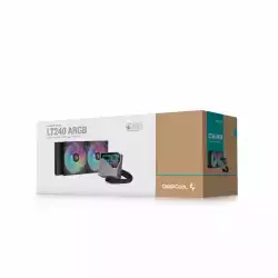 DeepCool водно охлаждане Water Cooling LT240 - Addressable RGB, Infinity mirror design - LGA1851/AM5