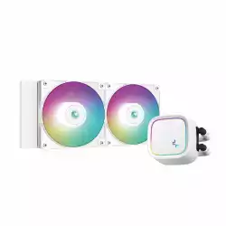 DeepCool водно охлаждане Water Cooling LE520 White - Addressable RGB - LGA1700/AM5