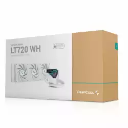 DeepCool водно охлаждане Water Cooling LT720 White - Addressable RGB, Infinity mirror design - LGA1700/AM5