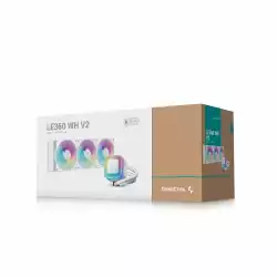DeepCool водно охлаждане Water Cooling LE360 V2 WH - Addressable RGB - LGA1851/AM5