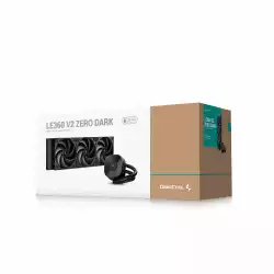 DeepCool водно охлаждане Water Cooling LE360 V2 ZERO DARK - LGA1851/AM5