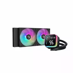 DeepCool водно охлаждане Water Cooling LQ240 - LCD Screen, A-RGB