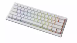 Ducky професионална геймърска механична клавиатура Professional Gaming Mechanical Keyboard One X Mini Wireless White - Ducky AI Switches [Linear]