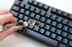Ducky професионална геймърска механична клавиатура Professional Gaming Mechanical Keyboard One 3 Pro Nazca Line - 8K, Cherry MX2A RGB Silent Red [Linear]
