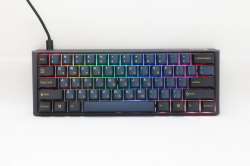 Ducky професионална геймърска механична клавиатура Professional Gaming Mechanical Keyboard One 3 Pro Mini Nazca Line - 8K, Cherry MX2A RGB Brown [Tactile]
