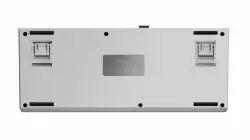 Ducky професионална геймърска механична клавиатура Professional Gaming Mechanical Keyboard One X Mini Wireless White - Ducky AI Switches [Linear]