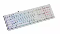 Ducky професионална геймърска механична клавиатура Professional Gaming Mechanical Keyboard One X Wireless White - Ducky AI Switches [Linear]