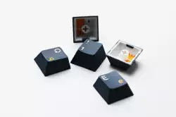 Ducky професионална геймърска механична клавиатура Professional Gaming Mechanical Keyboard One 3 Pro Nazca Line - 8K, Cherry MX2A RGB Silent Red [Linear]