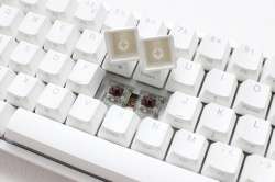 Ducky професионална геймърска механична клавиатура Professional Gaming Mechanical Keyboard One 2 Pro Mini Pure White - Kailh Box Brown [Tactile]