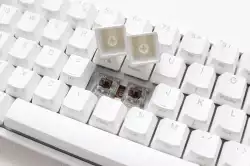 Ducky професионална геймърска механична клавиатура Professional Gaming Mechanical Keyboard One 2 Pro Mini Pure White - Kailh Box Brown [Tactile]