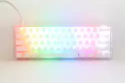 Ducky професионална геймърска механична клавиатура Professional Gaming Mechanical Keyboard One 3 Mini Aura White -  Cherry MX RGB Brown [Tactile]