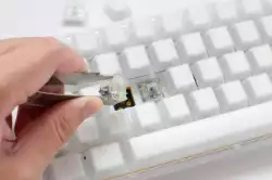 Ducky професионална геймърска механична клавиатура Professional Gaming Mechanical Keyboard One 3 Mini Aura White -  Cherry MX RGB Brown [Tactile]