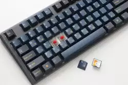 Ducky професионална геймърска механична клавиатура Professional Gaming Mechanical Keyboard One 3 Pro Nazca Line - 8K, Cherry MX2A RGB Silent Red [Linear]