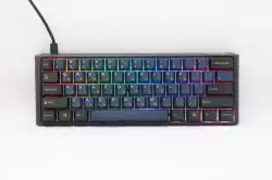 Ducky професионална геймърска механична клавиатура Professional Gaming Mechanical Keyboard One 3 Pro Mini Nazca Line - 8K, Cherry MX2A RGB Red [Linear]