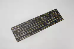 Ducky професионална геймърска механична клавиатура Professional Gaming Mechanical Keyboard One 3 Pro Nazca Line - 8K, Cherry MX2A RGB Red [Linear]