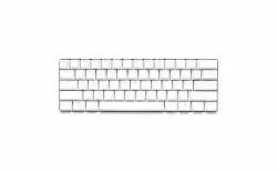 Ducky професионална геймърска механична клавиатура Professional Gaming Mechanical Keyboard One 2 Pro Mini Pure White - Kailh Box Brown [Tactile]