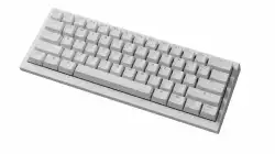Ducky професионална геймърска механична клавиатура Professional Gaming Mechanical Keyboard One X Mini Wireless White - Ducky AI Switches [Linear]