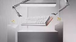 Ducky професионална геймърска механична клавиатура Professional Gaming Mechanical Keyboard One X Mini Wireless White - Ducky AI Switches [Linear]