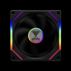 Gamdias Комплект вентилатори Fan Pack 3-in-1 3x120mm - AEOLUS P2-1203, Swappable Fan Blades (Reverse Fan Blades Included), Daisy-Chain, Infinity Mirror, A-RGB