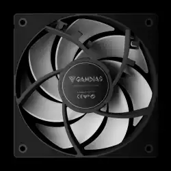Gamdias Комплект вентилатори Fan Pack 3-in-1 3x120mm - NOTUS M1-1203 ARGB, Swappable Fan Blades (Reverse Fan Blades Included), A-RGB