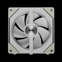 Gamdias Комплект вентилатори Fan Pack 3-in-1 3x120mm - AEOLUS P2-1203 White, Swappable Fan Blades (Reverse Fan Blades Included), Daisy-Chain, Infinity Mirror