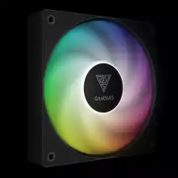 Gamdias Комплект вентилатори Fan Pack 3-in-1 3x120mm - NOTUS M1-1203 ARGB, Swappable Fan Blades (Reverse Fan Blades Included), A-RGB