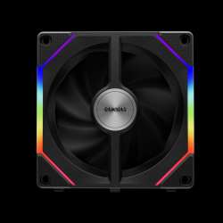 Gamdias Комплект вентилатори Fan Pack 3-in-1 3x120mm - AEOLUS P2-1203, Swappable Fan Blades (Reverse Fan Blades Included), Daisy-Chain, Infinity Mirror, A-RGB
