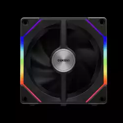 Gamdias Комплект вентилатори Fan Pack 3-in-1 3x120mm - AEOLUS P2-1203, Swappable Fan Blades (Reverse Fan Blades Included), Daisy-Chain, Infinity Mirror, A-RGB