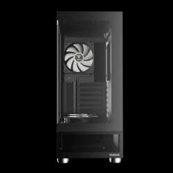 Gamdias кутия Case ATX - ATLAS E1 - 3 x 120 mm A-RGB, Digital Display, Tempered Glass