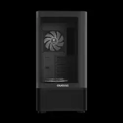 Gamdias кутия Case ATX - ATLAS E2 - 3 x 120 mm A-RGB, Digital Display, Curved Glass