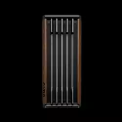 Gamdias кутия Case ATX - AURA GC11 Wood Black - USB-C