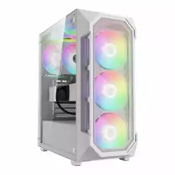 Gamdias кутия Case ATX - AURA GC1 Elite White - Mesh, RGB, Tempered Glass                          