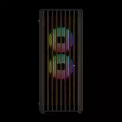 Gamdias кутия Case ATX - AURA GC4 ELITE - Addressable RGB, Wood