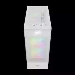 Gamdias кутия Case ATX - AURA GC5 ELITE ARGB WH - Addressable RGB, Mesh, Digital Display