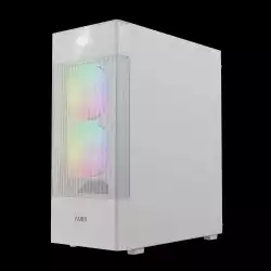 Gamdias кутия Case ATX - AURA GC5 ELITE ARGB WH - Addressable RGB, Mesh, Digital Display