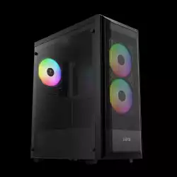 Gamdias кутия Case ATX - AURA GC6 ELITE ARGB BK - Addressable RGB, Mesh