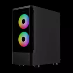 Gamdias кутия Case ATX - TALOS E3 CG - 3 x 120 mm A-RGB, Curved Glass