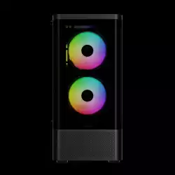 Gamdias кутия Case ATX - TALOS E3 CG - 3 x 120 mm A-RGB, Curved Glass