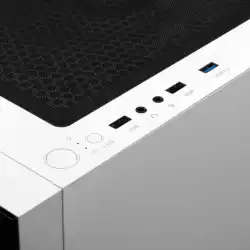 Gamdias кутия Case ATX - TALOS E3 White - aRGB, Tempered Glass                          