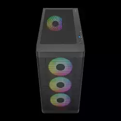 Gamdias кутия Case E-ATX - ATHENA M3 Black - USB-C, 4 x 120 mm A-RGB, Mesh, Tempered Glass