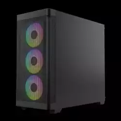 Gamdias кутия Case E-ATX - ATHENA M3 Black - USB-C, 4 x 120 mm A-RGB, Mesh, Tempered Glass