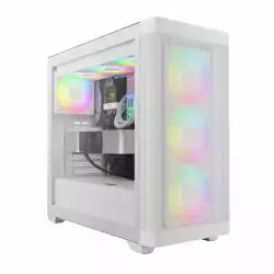 Gamdias кутия Case E-ATX - ATHENA M3 White - USB-C, 4 x 120 mm A-RGB, Mesh, Tempered Glass                          