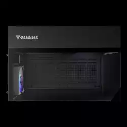 Gamdias кутия Case mATX - ATLAS M3M - A-RGB, USB-C